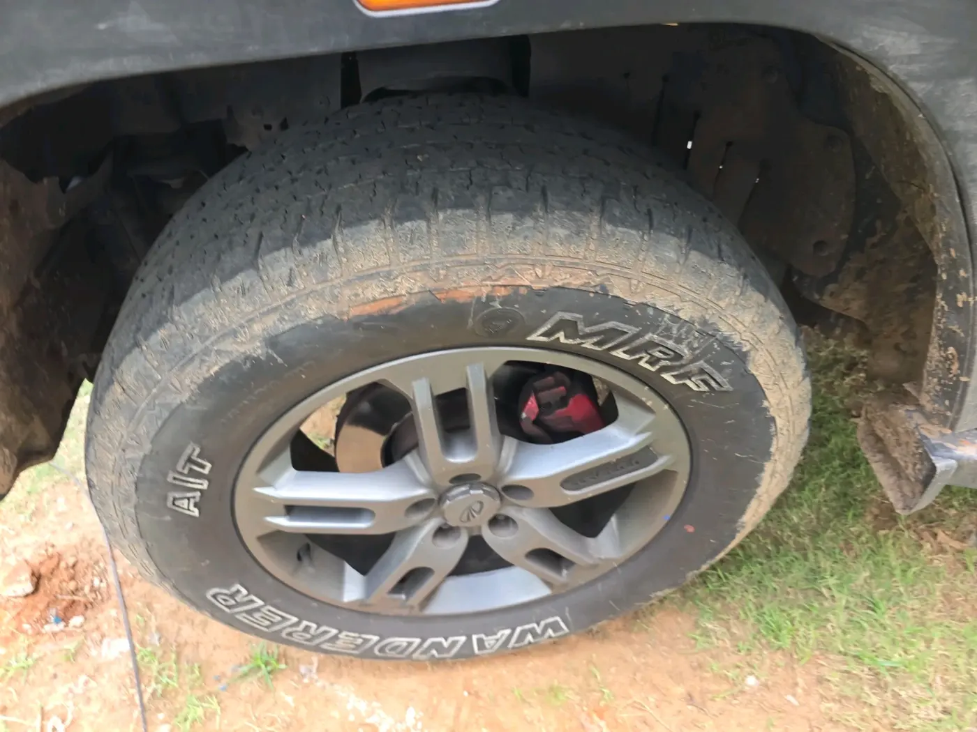 2022 Mahindra Thar LX D AT 4WD HT, Diesel, Automatic, 56,479 km, tyre