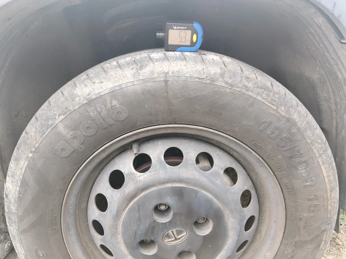 2022 Tata PUNCH PURE MT, Petrol, Manual, 22,133 km, tyre