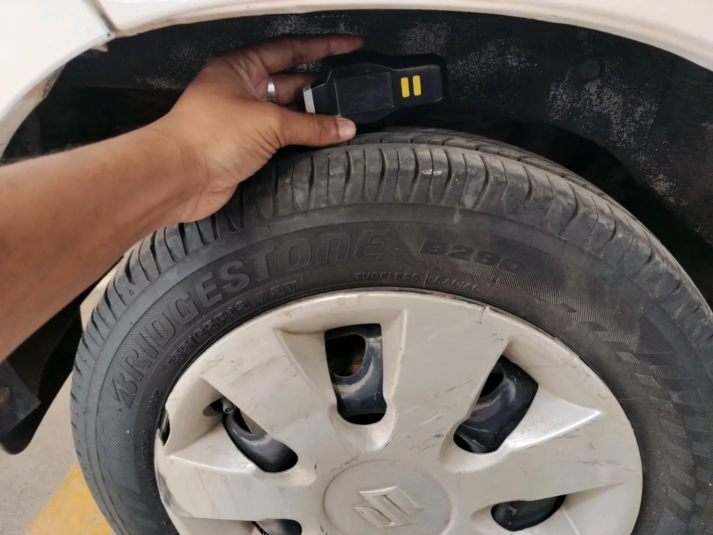 2012 Maruti Alto K10 VXI, Petrol, Manual, 75,623 km, tyre