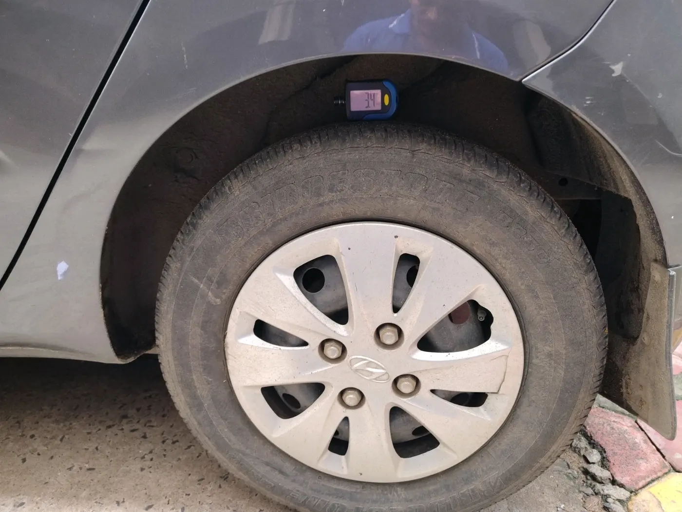 2012 Hyundai i10 SPORTZ 1.2, Petrol, Manual, 55,460 km, tyre