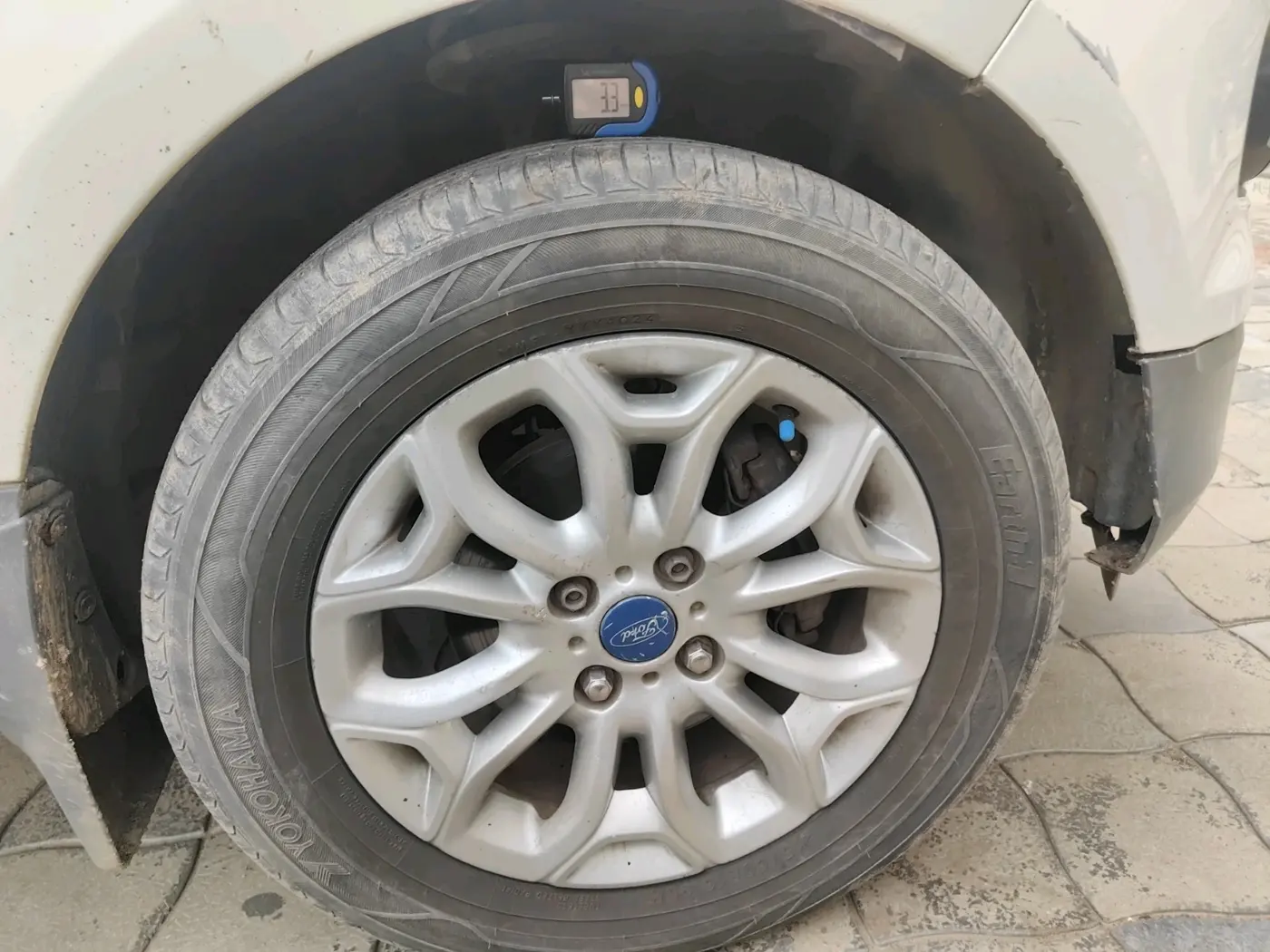 2014 Ford Ecosport TITANIUM 1.5L DIESEL, Diesel, Manual, 2,52,014 km, tyre