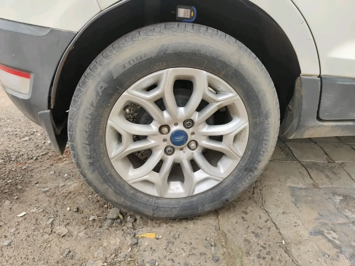 2014 Ford Ecosport TITANIUM 1.5L DIESEL, Diesel, Manual, 2,52,014 km, tyre