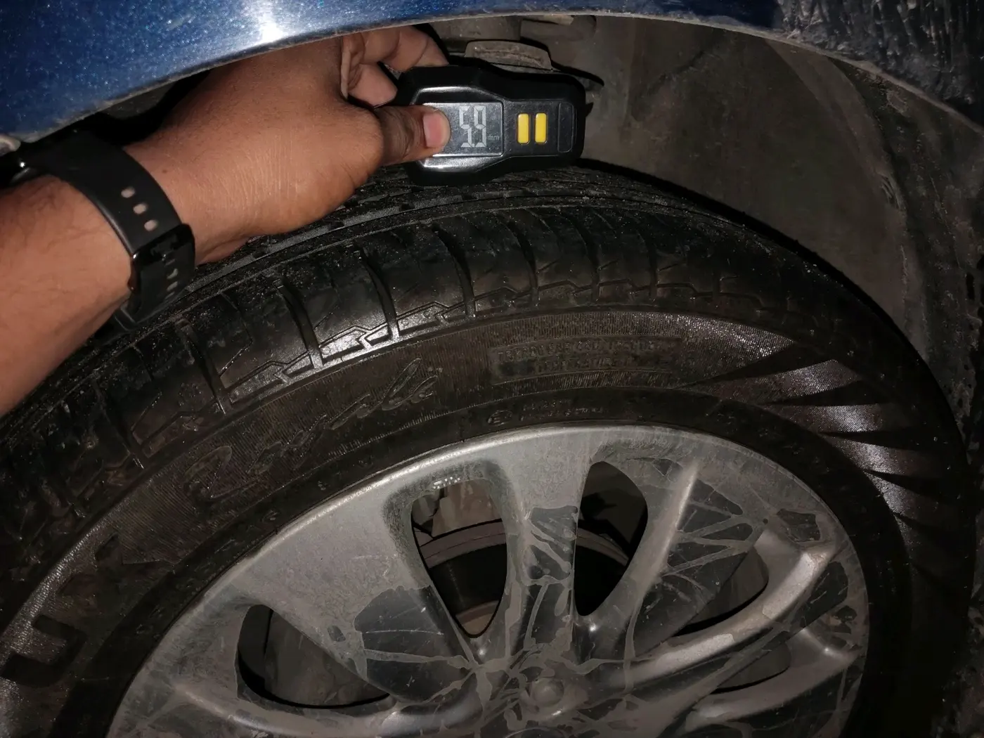 2018 Maruti Baleno ZETA CVT PETROL 1.2, Petrol, Automatic, 51,187 km, tyre