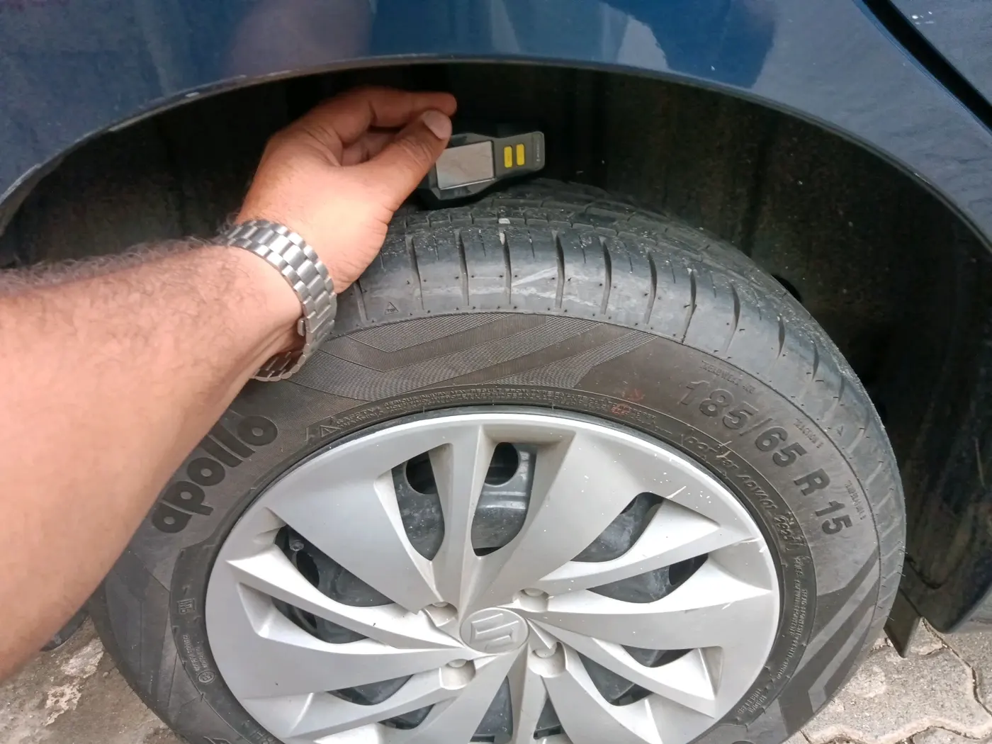 2025 Maruti Baleno DELTA PETROL 1.2, Petrol, Manual, 6,238 km, tyre