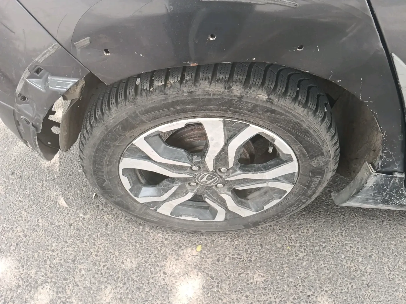 2017 Honda WR-V 1.2L I-VTEC VX MT, CNG, Manual, 2,02,493 km, tyre