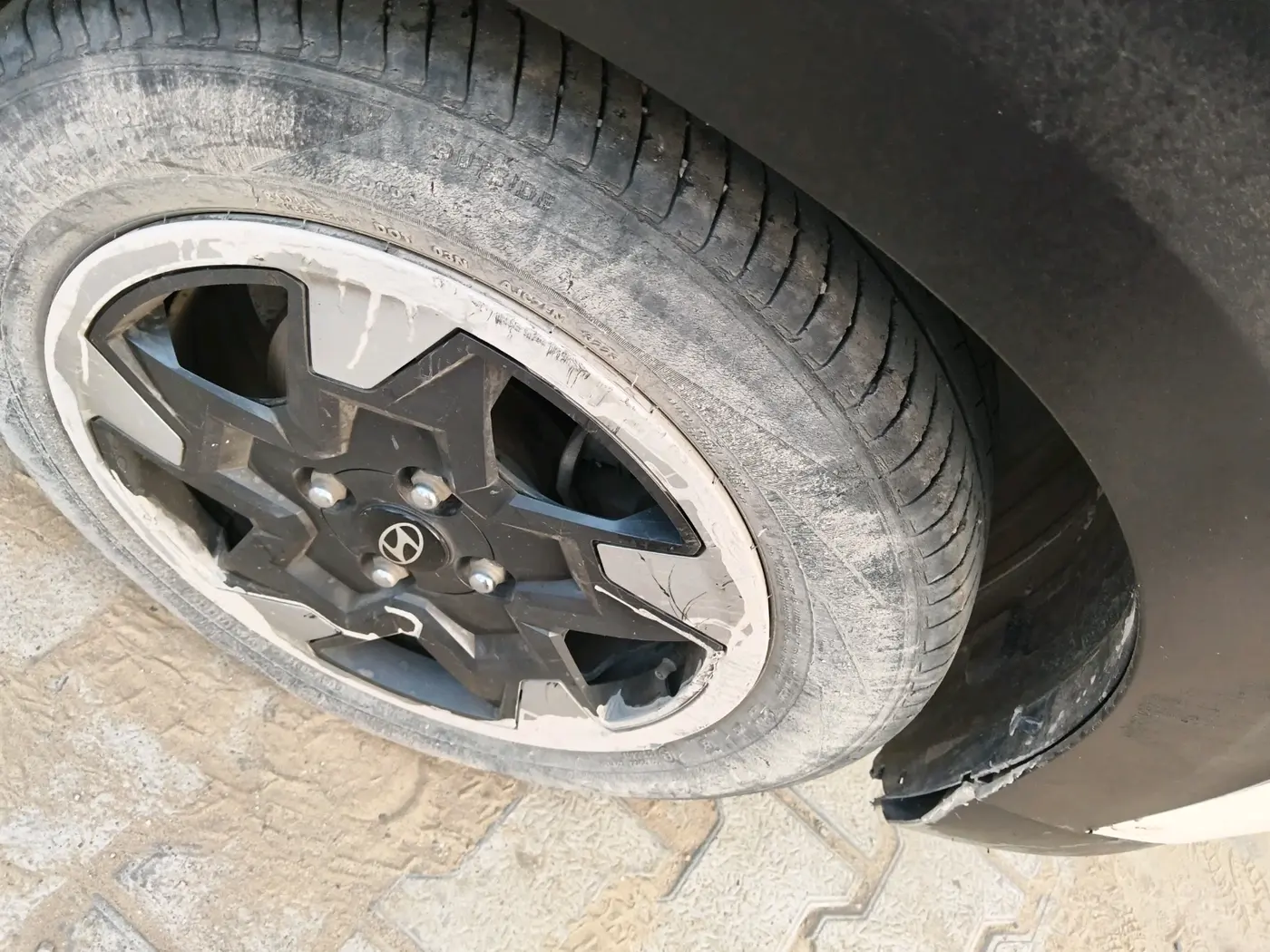 2023 Hyundai EXTER SX 1.2 CNG MT, CNG, Manual, 51,673 km, tyre