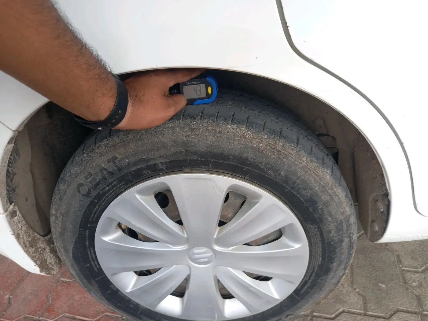 2017 Maruti Ertiga VDI SHVS, Diesel, Manual, 1,38,144 km, tyre