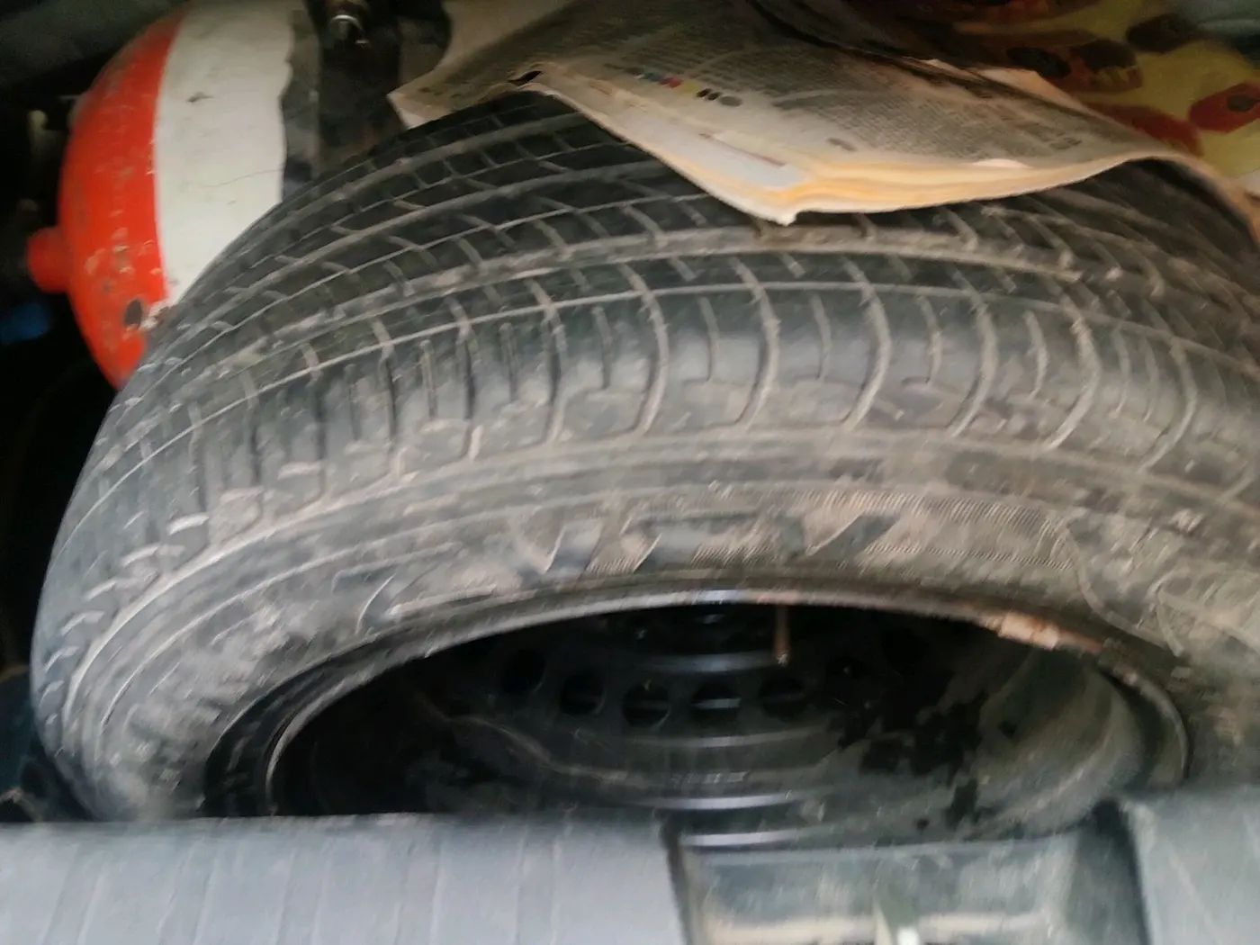 2019 Maruti Baleno DELTA PETROL 1.2, CNG, Manual, 85,233 km, tyre