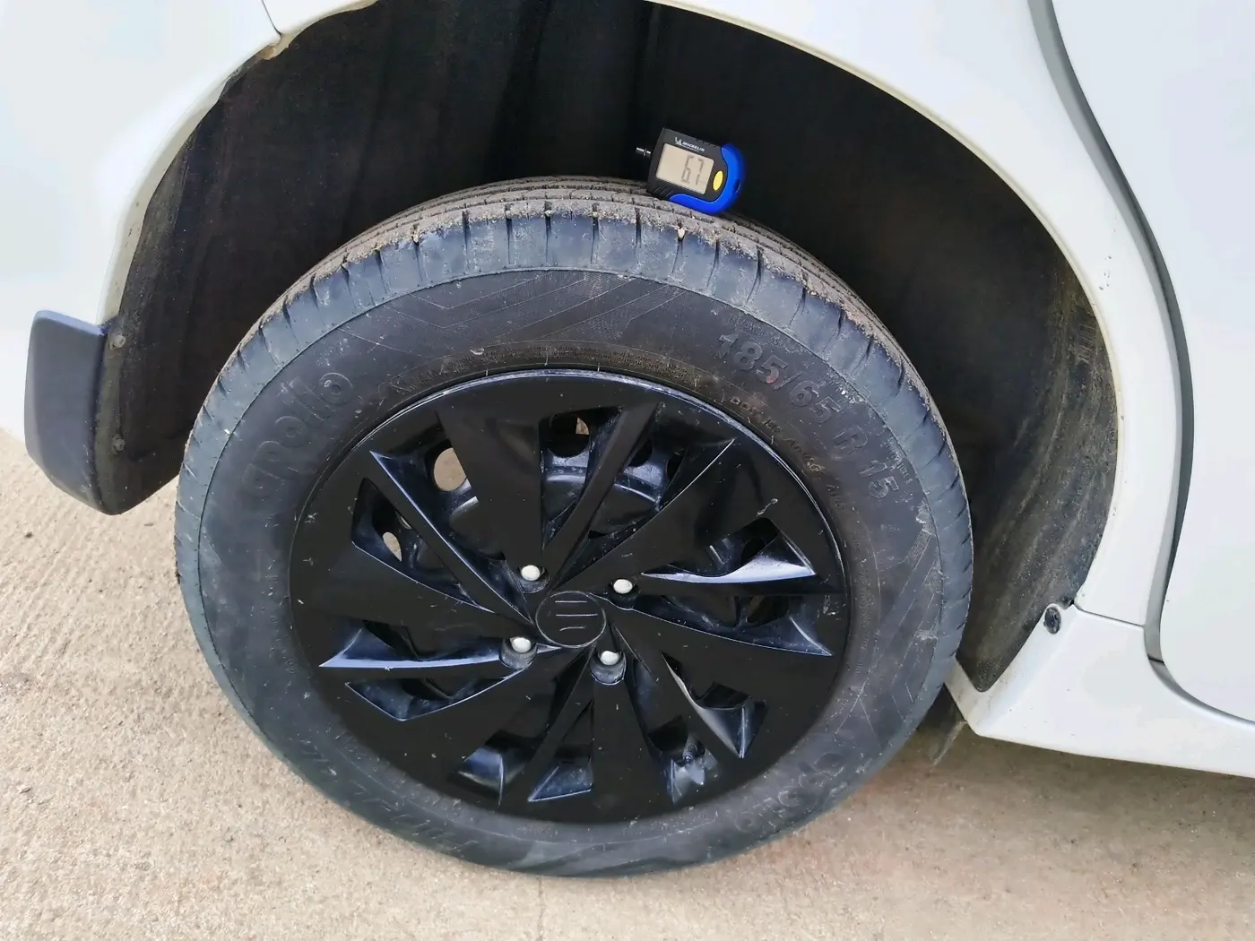 2025 Maruti Baleno DELTA PETROL 1.2, Petrol, Manual, 7,170 km, tyre