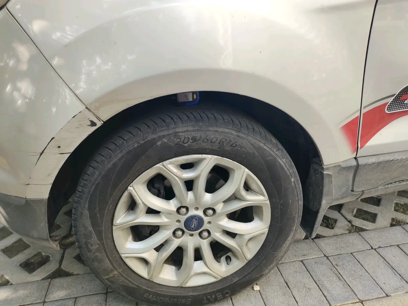 2017 Ford Ecosport TITANIUM 1.5L PETROL AT, Petrol, Automatic, 84,825 km, tyre