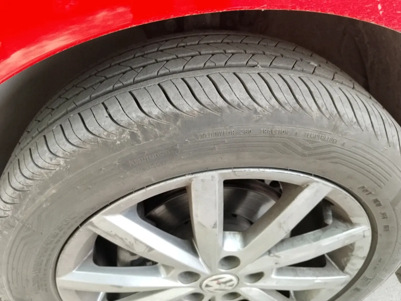2019 Volkswagen Polo GT TSI AT, Petrol, Automatic, 1,31,850 km, tyre