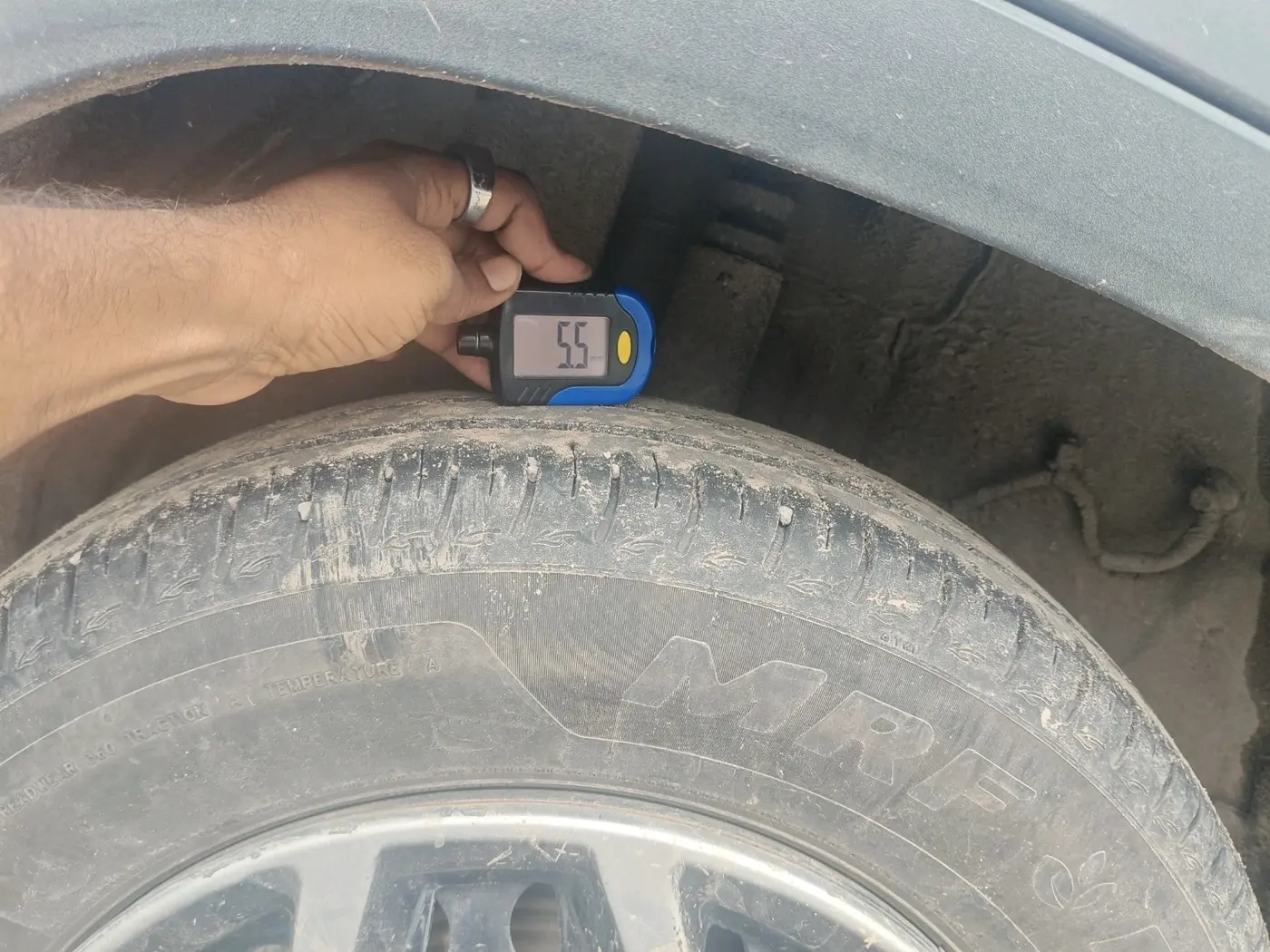2021 Tata PUNCH PURE MT, CNG, Manual, 98,554 km, tyre