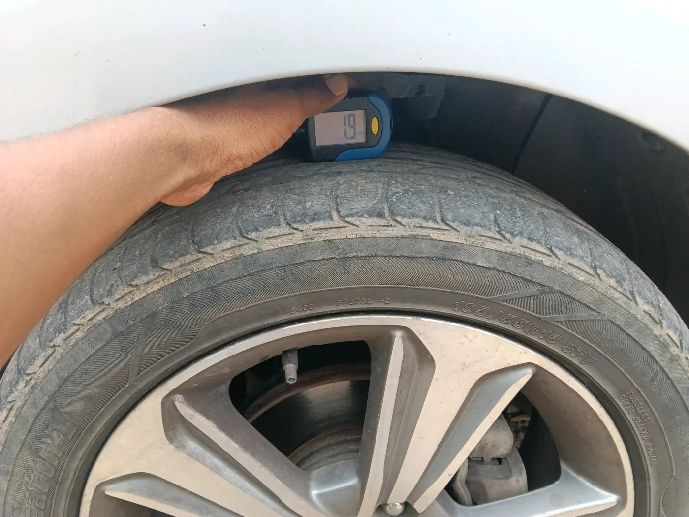 2018 Hyundai Verna 1.6 CRDI SX + AT, Diesel, Automatic, 1,05,705 km, tyre