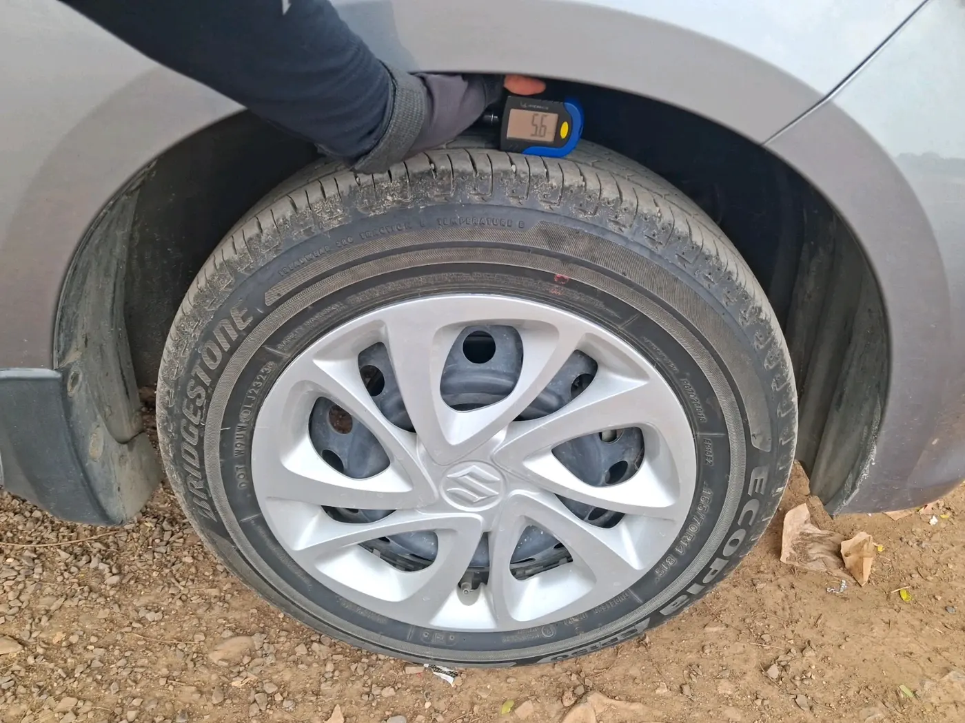 2023 Maruti Celerio VXI, Petrol, Manual, 2,814 km, tyre