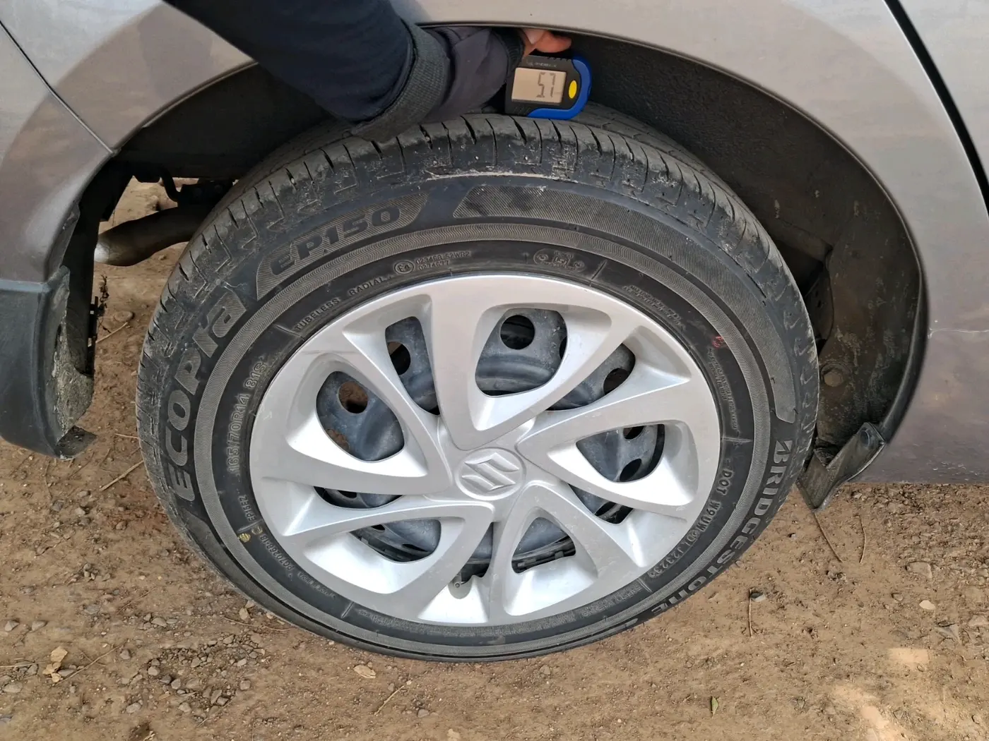 2023 Maruti Celerio VXI, Petrol, Manual, 2,814 km, tyre