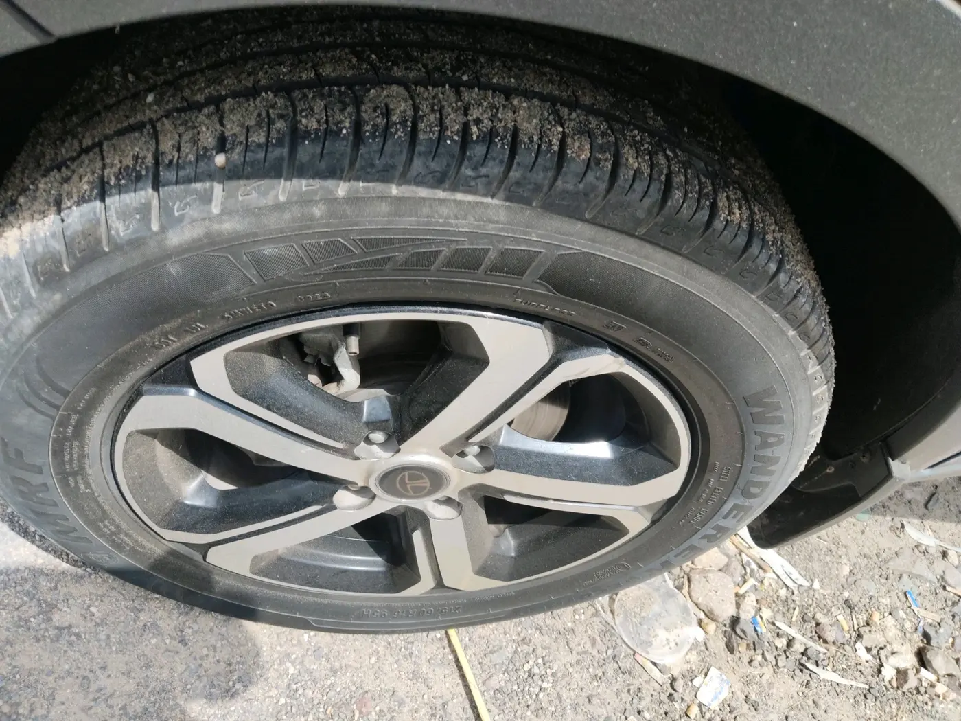 2023 Tata NEXON EV XZ PLUS, Electric, Automatic, 1,24,843 km, tyre