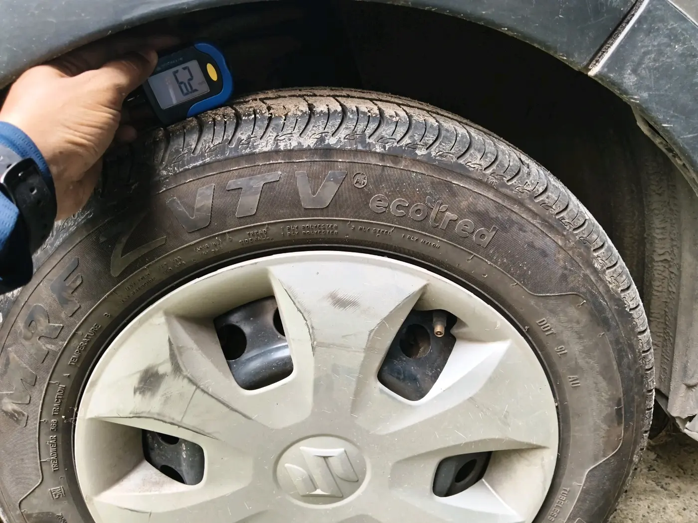 2023 Maruti New Wagon-R ZXI 1.2, Petrol, Manual, 5,389 km, tyre