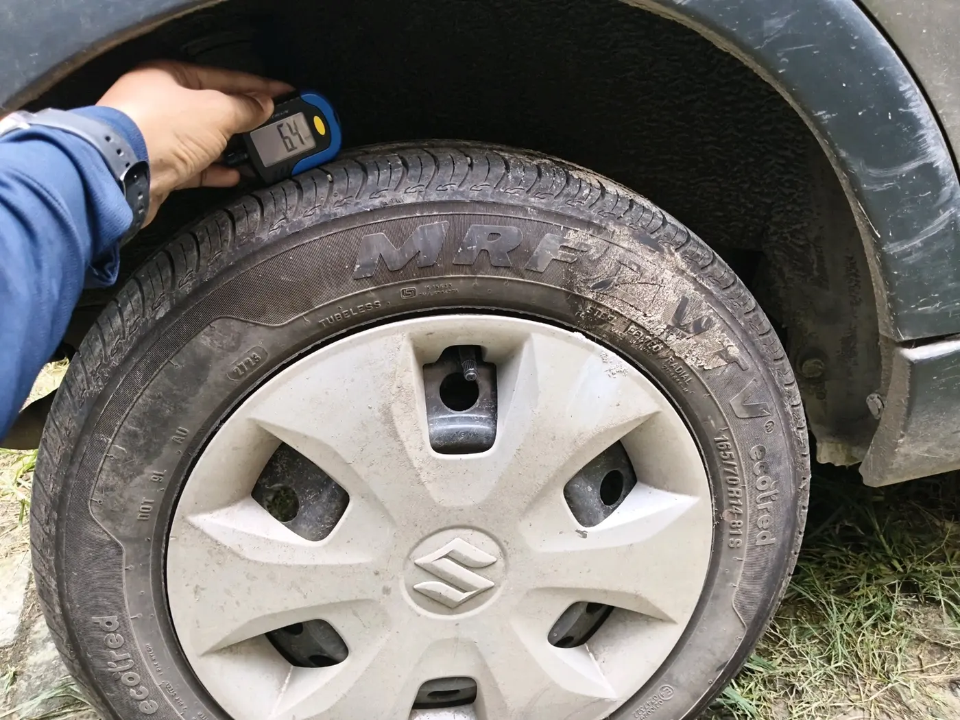 2023 Maruti New Wagon-R ZXI 1.2, Petrol, Manual, 5,389 km, tyre