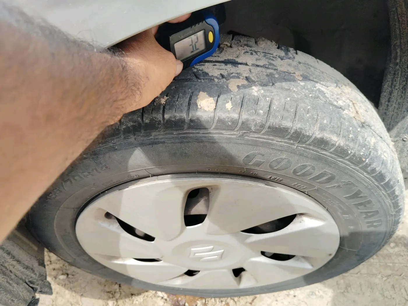 2014 Maruti Celerio VXI CNG, CNG, Manual, 1,34,335 km, tyre