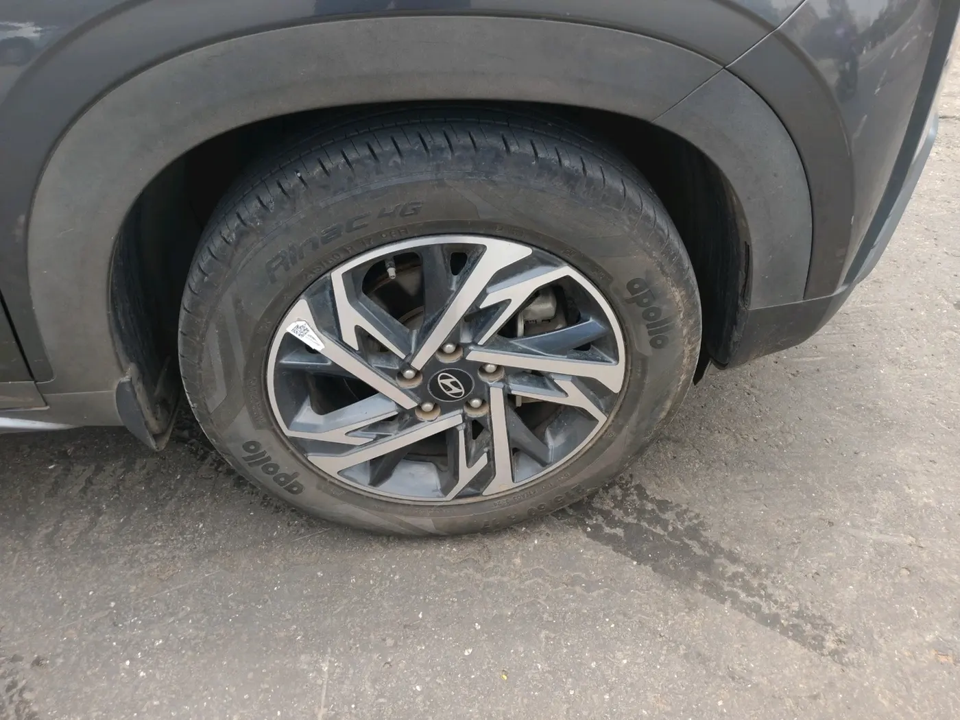 2024 Hyundai Creta SX (O) IVT 1.5 PETROL, Petrol, Automatic, 8,089 km, tyre