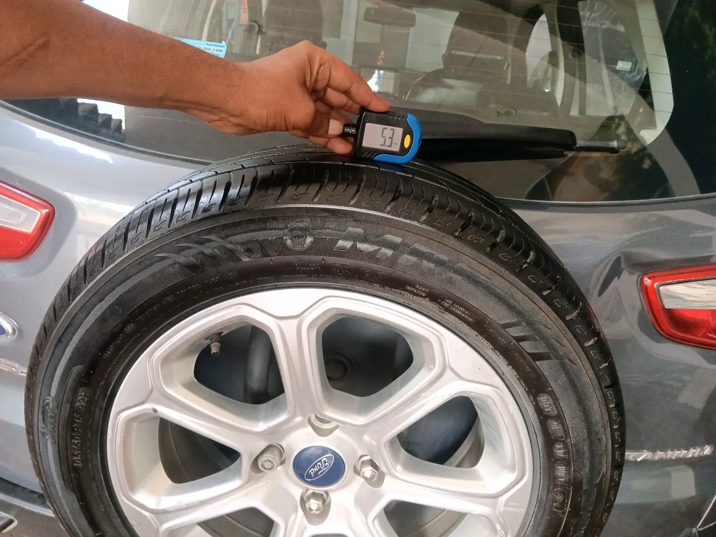 2019 Ford Ecosport TITANIUM 1.5L PETROL AT, Petrol, Automatic, 84,029 km, tyre