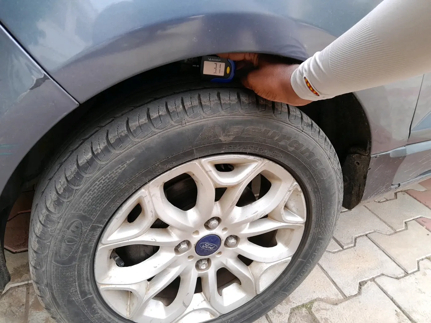 2016 Ford Ecosport TITANIUM 1.5L PETROL AT, Petrol, Automatic, 72,201 km, tyre