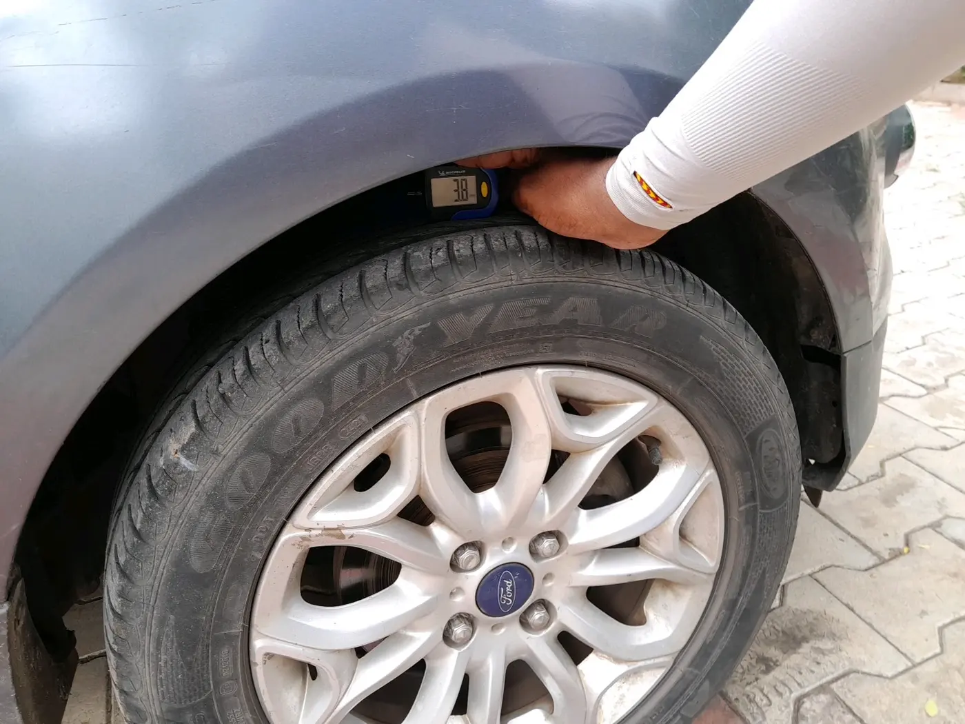 2016 Ford Ecosport TITANIUM 1.5L PETROL AT, Petrol, Automatic, 72,201 km, tyre