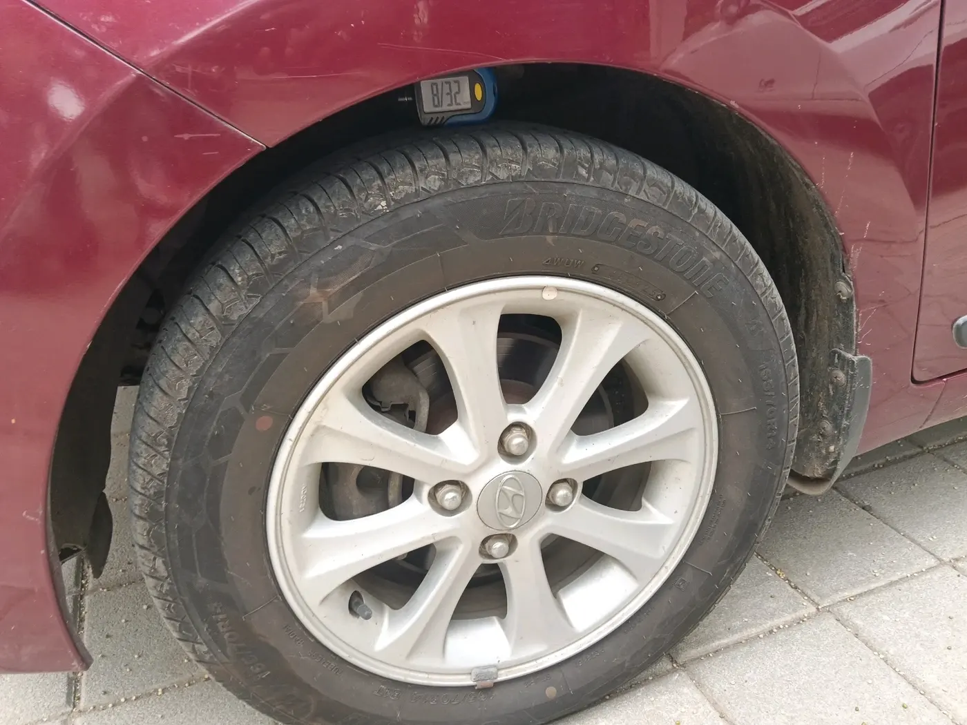 2015 Hyundai Grand i10 ASTA AT 1.2 KAPPA VTVT, Petrol, Automatic, 81,687 km, tyre