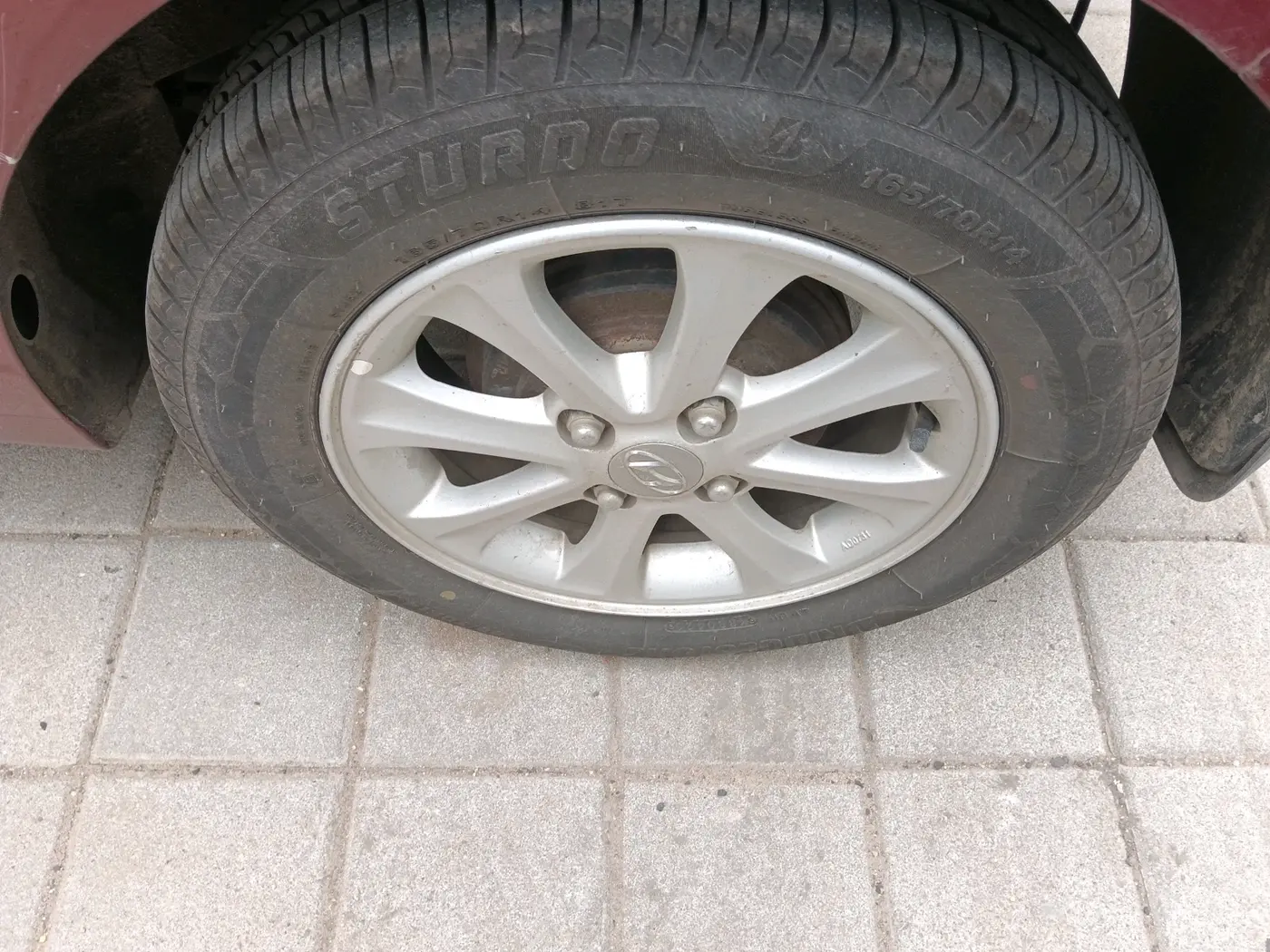 2015 Hyundai Grand i10 ASTA AT 1.2 KAPPA VTVT, Petrol, Automatic, 81,687 km, tyre