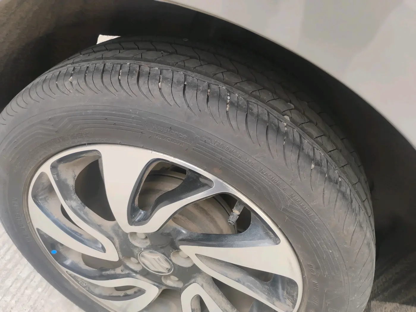 2020 Maruti Baleno ZETA CVT PETROL 1.2, Petrol, Automatic, 79,810 km, tyre