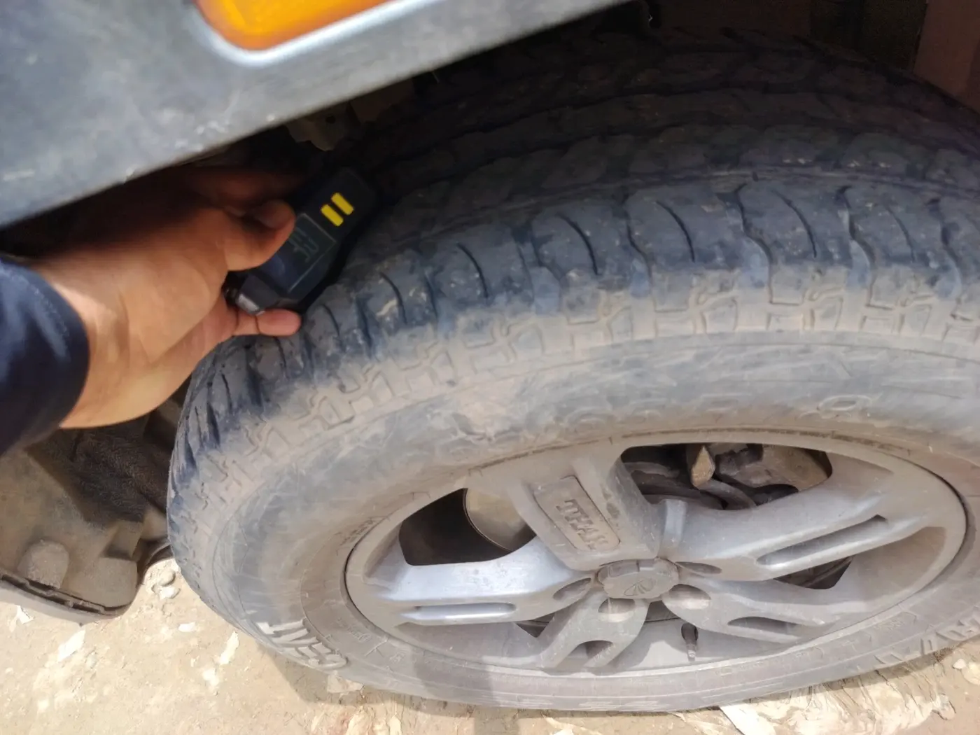 2021 Mahindra Thar LX HT PETROL 4WD MT, Petrol, Manual, 58,700 km, tyre