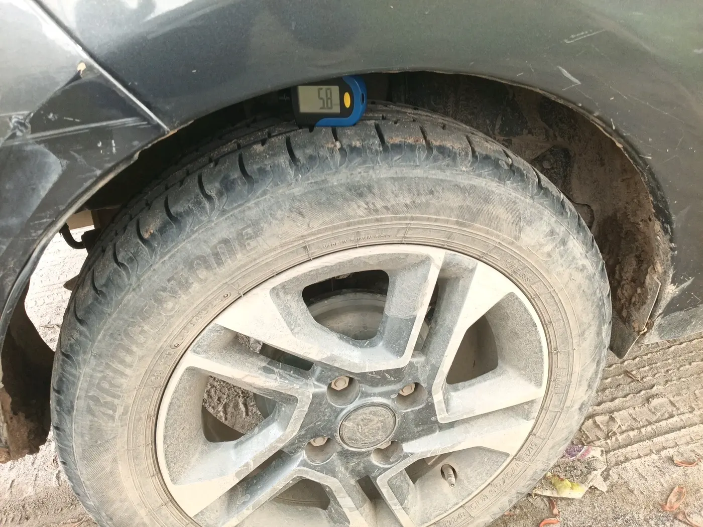 2023 Tata TIGOR XZA PLUS PETROL, Petrol, Automatic, 89,019 km, tyre