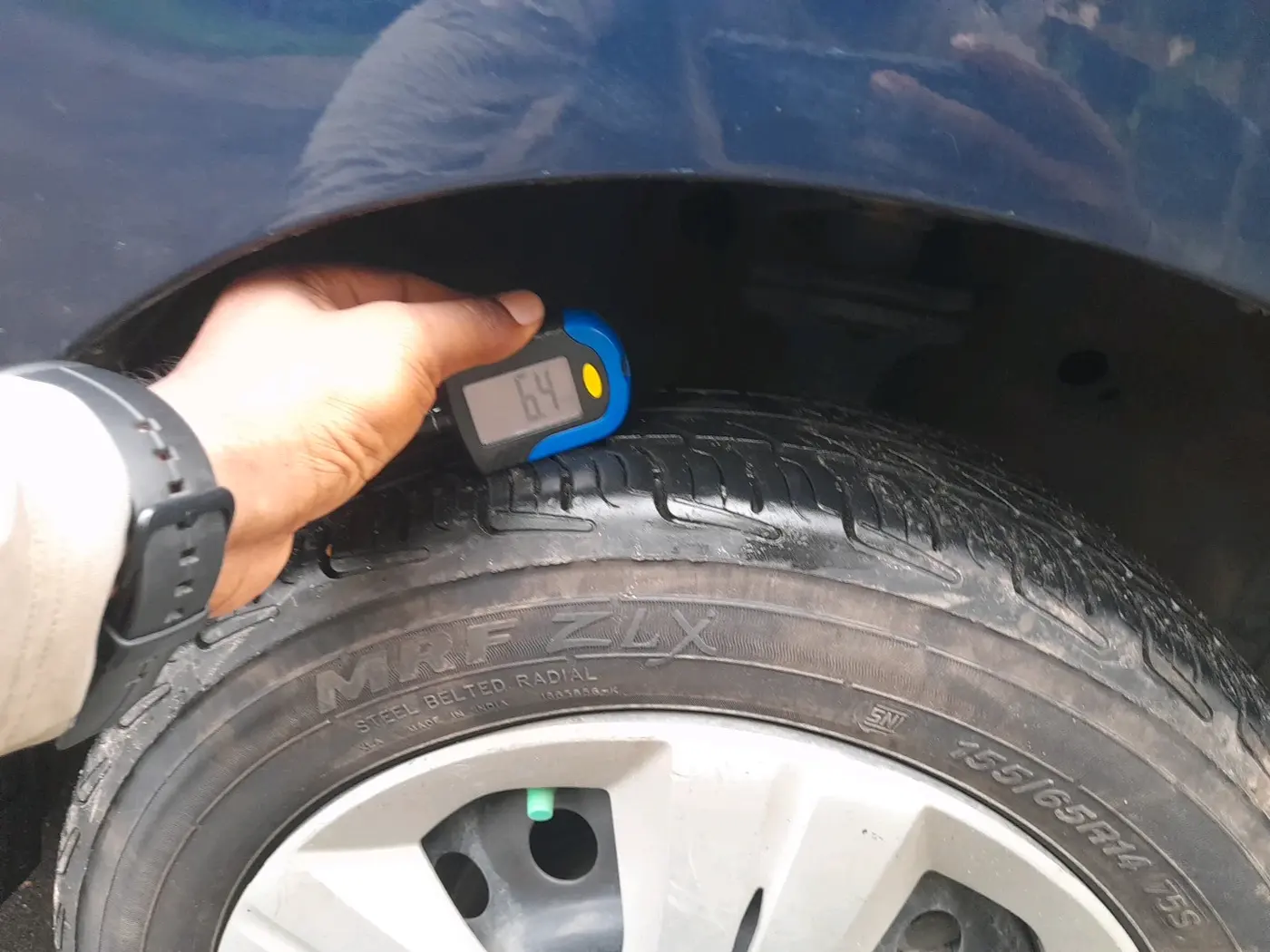 2018 Maruti Wagon R 1.0 VXI, Petrol, Manual, 57,699 km, tyre