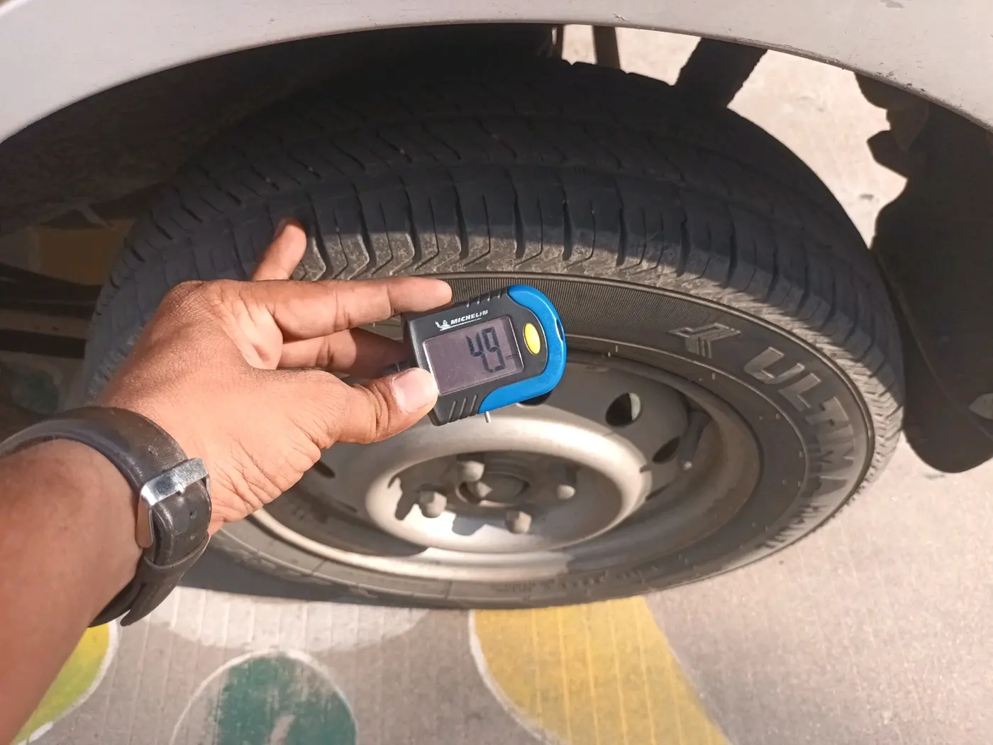 2014 Maruti Wagon R 1.0 LXI CNG, CNG, Manual, 1,27,838 km, tyre