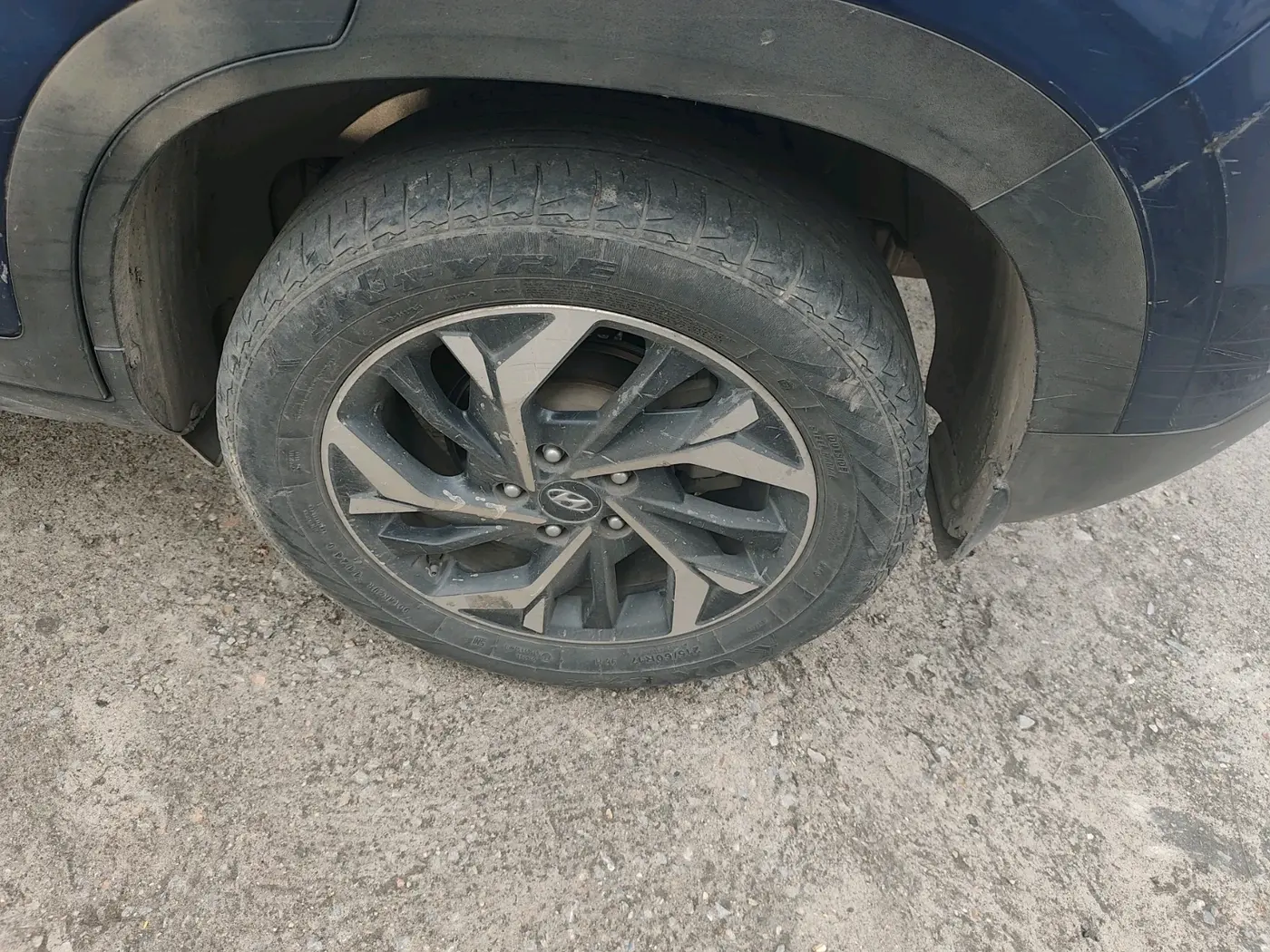 2020 Hyundai Creta SX (O) AT 1.5 DIESEL, Diesel, Automatic, 95,055 km, tyre