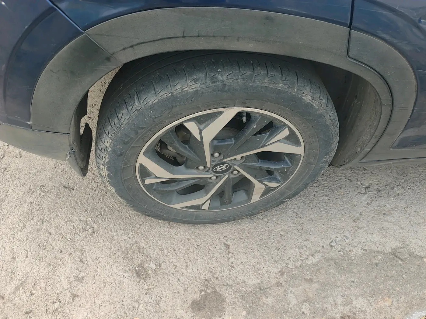 2020 Hyundai Creta SX (O) AT 1.5 DIESEL, Diesel, Automatic, 95,055 km, tyre