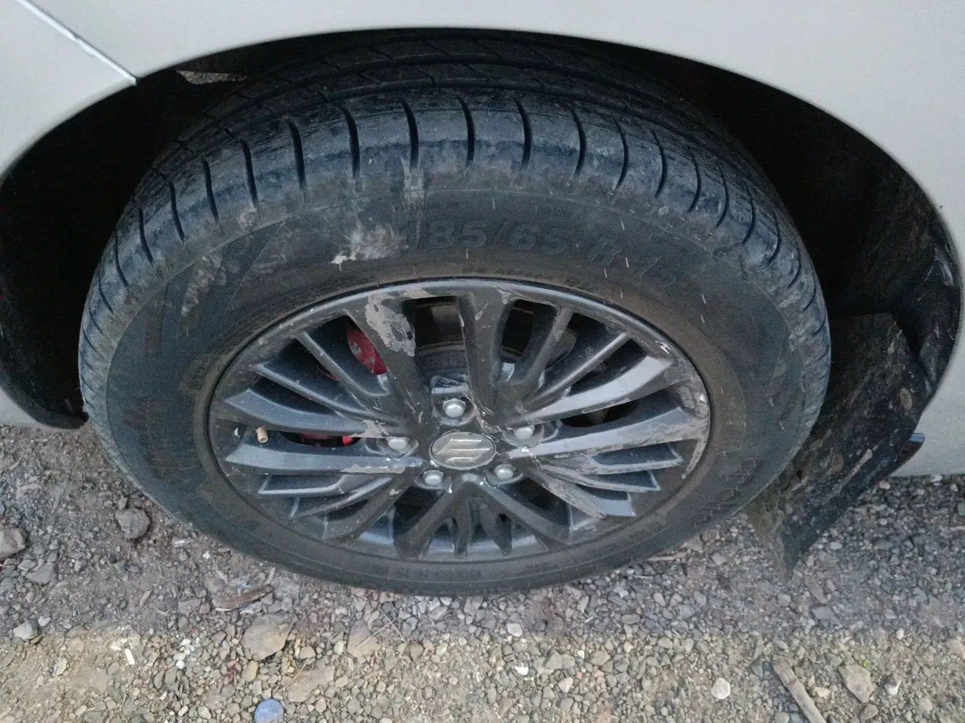 2021 Maruti Ertiga VXI CNG, CNG, Manual, 96,594 km, tyre