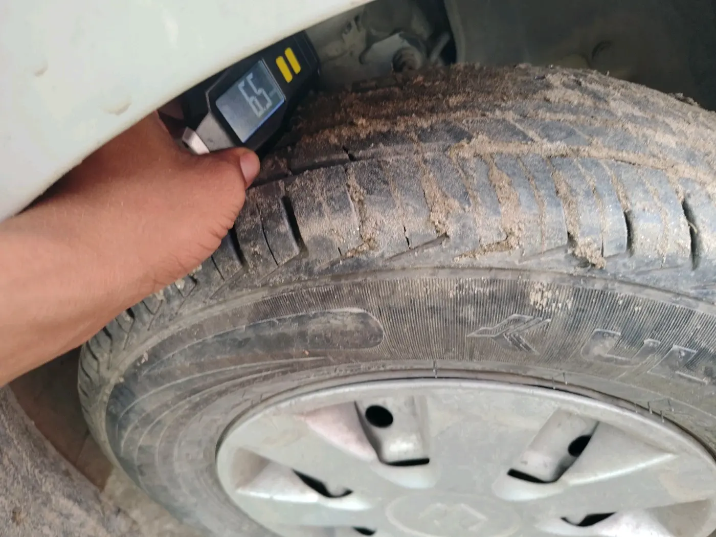 2020 Maruti New Wagon-R LXI CNG 1.0, CNG, Manual, 76,390 km, tyre