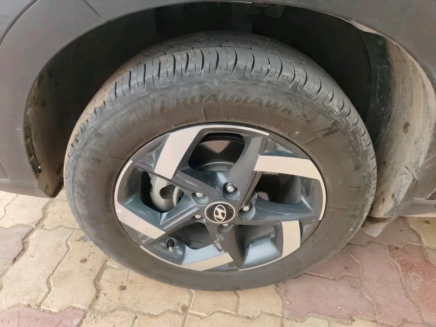 2019 Hyundai VENUE SX 1.4 CRDI, Diesel, Manual, 1,55,077 km, tyre