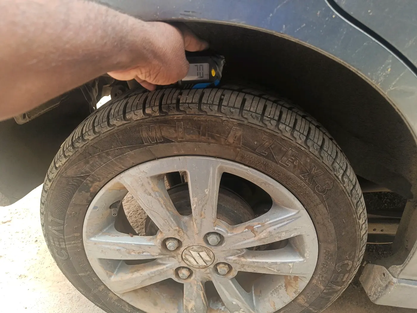 2013 Maruti Wagon R Stingray VXI, Petrol, Manual, 73,019 km, tyre