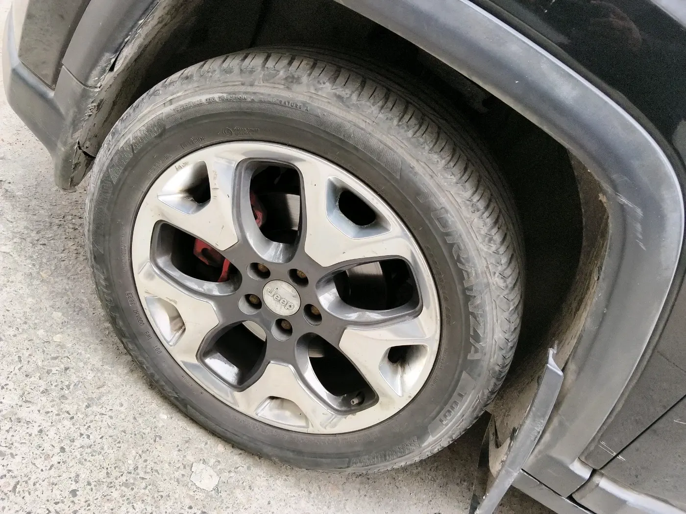 2019 Jeep Compass LIMITED PLUS PETROL AT, Petrol, Automatic, 67,184 km, tyre