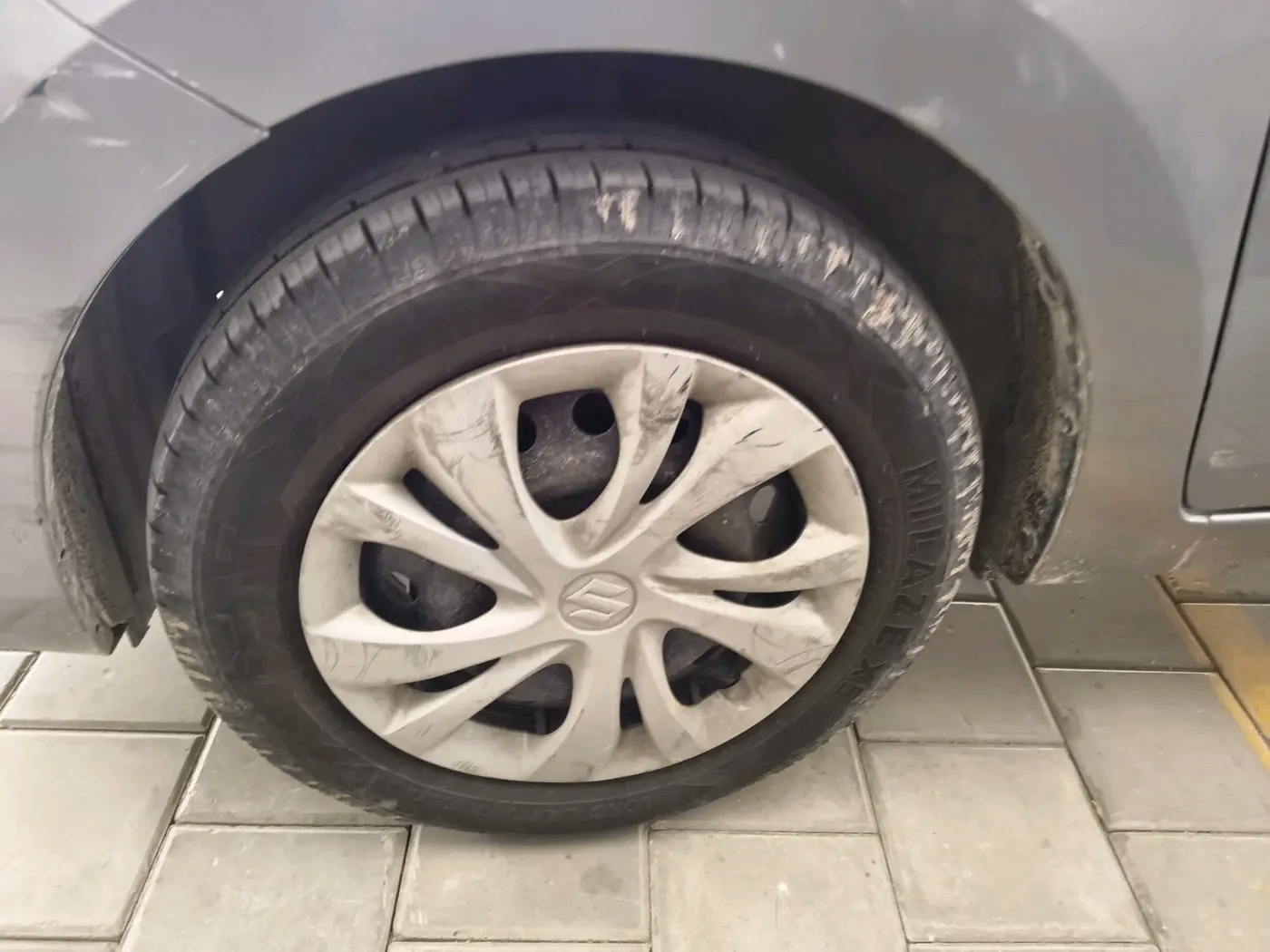 2019 Maruti Celerio VXI CNG, CNG, Manual, 1,11,756 km, tyre