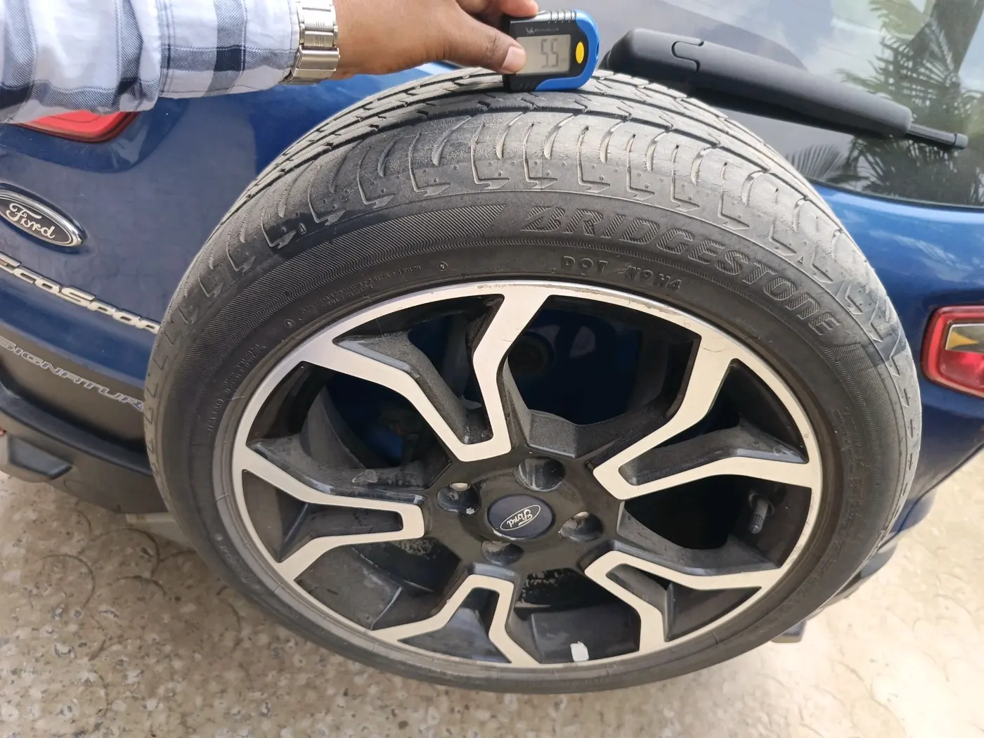 2019 Ford Ecosport TITANIUM 1.5L SIGNATURE EDITION (SUNROOF) PETROL, Petrol, Manual, 44,505 km, tyre