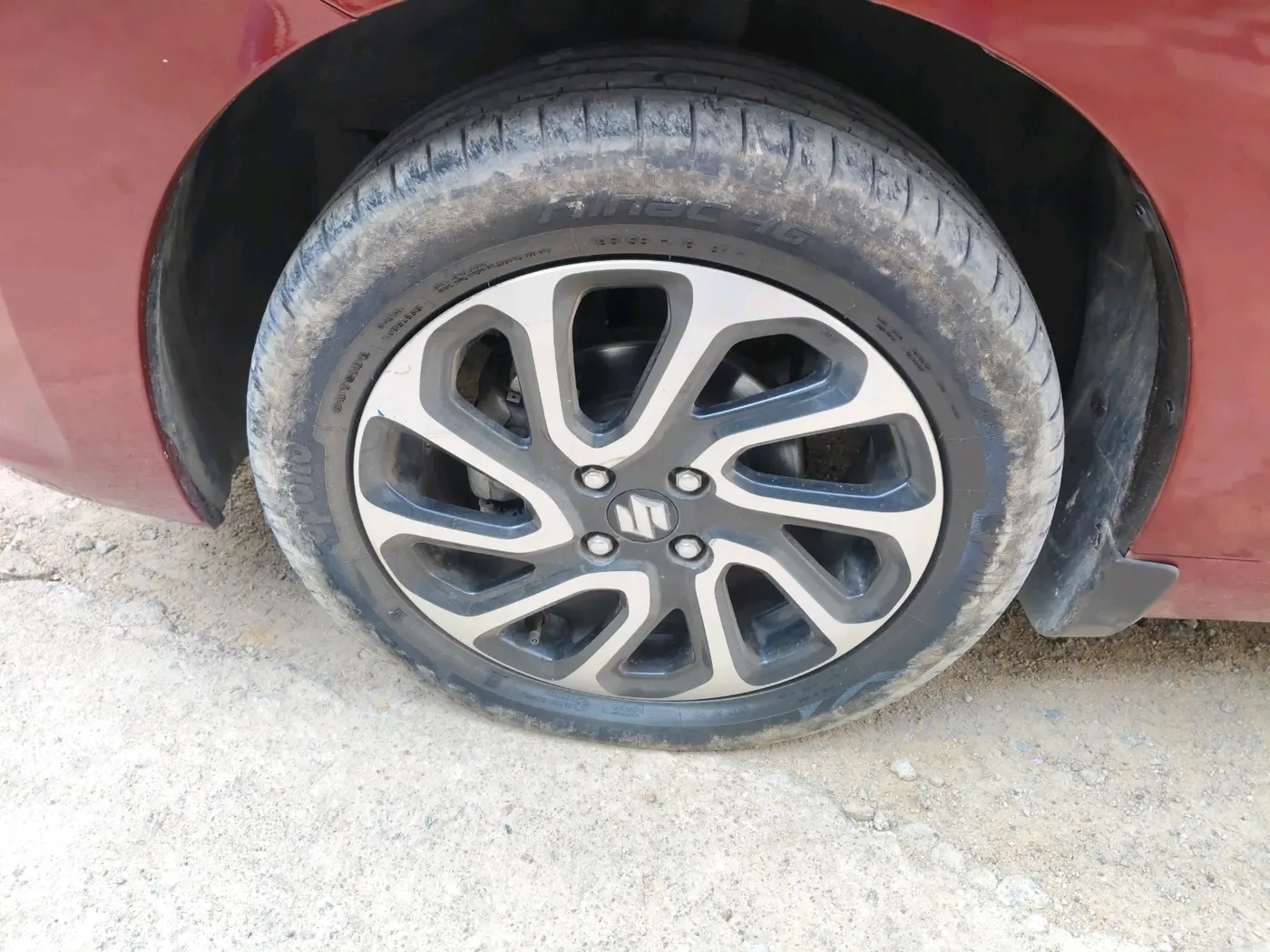 2022 Maruti Baleno ALPHA PETROL 1.2, Petrol, Manual, 57,186 km, tyre
