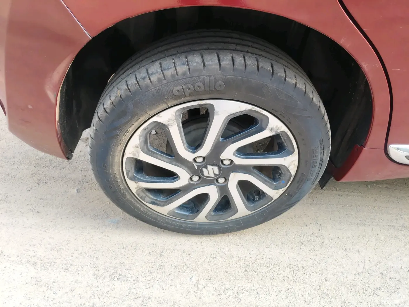 2022 Maruti Baleno ALPHA PETROL 1.2, Petrol, Manual, 57,186 km, tyre