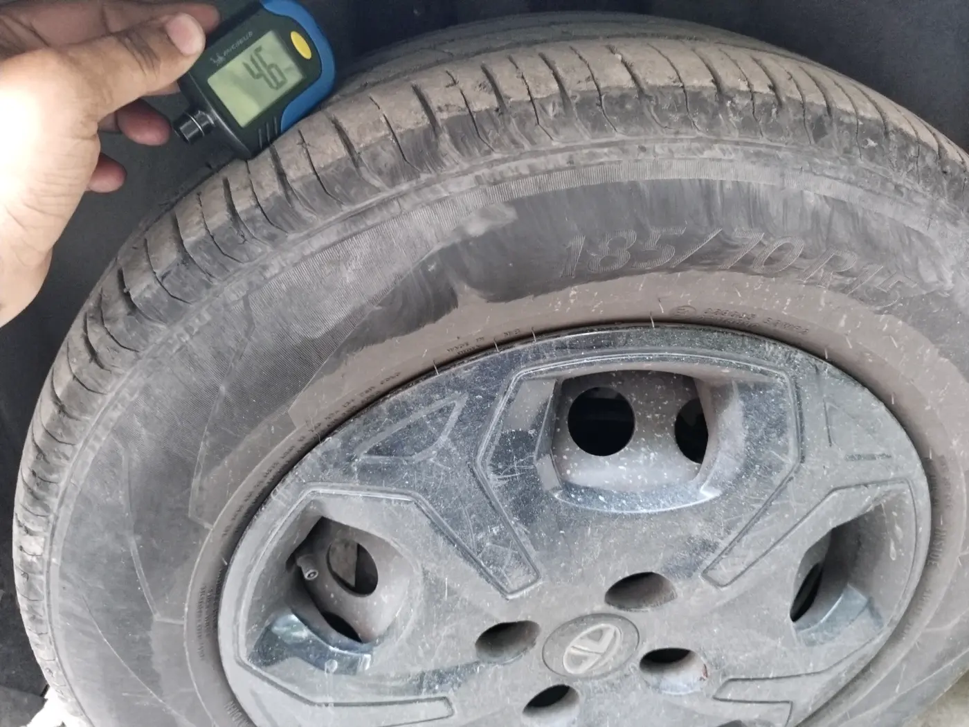 2023 Tata PUNCH ACCOMPLISHED MT, Petrol, Manual, 58,667 km, tyre