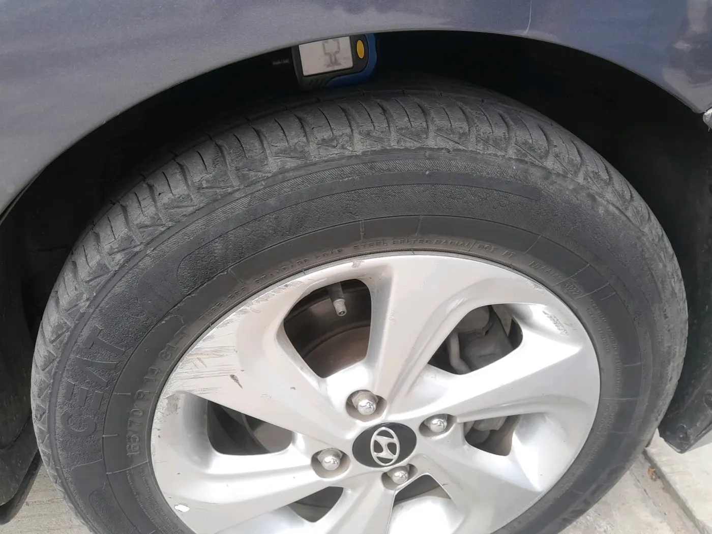 2018 Hyundai Xcent SX 1.2, Petrol, Manual, 68,568 km, tyre