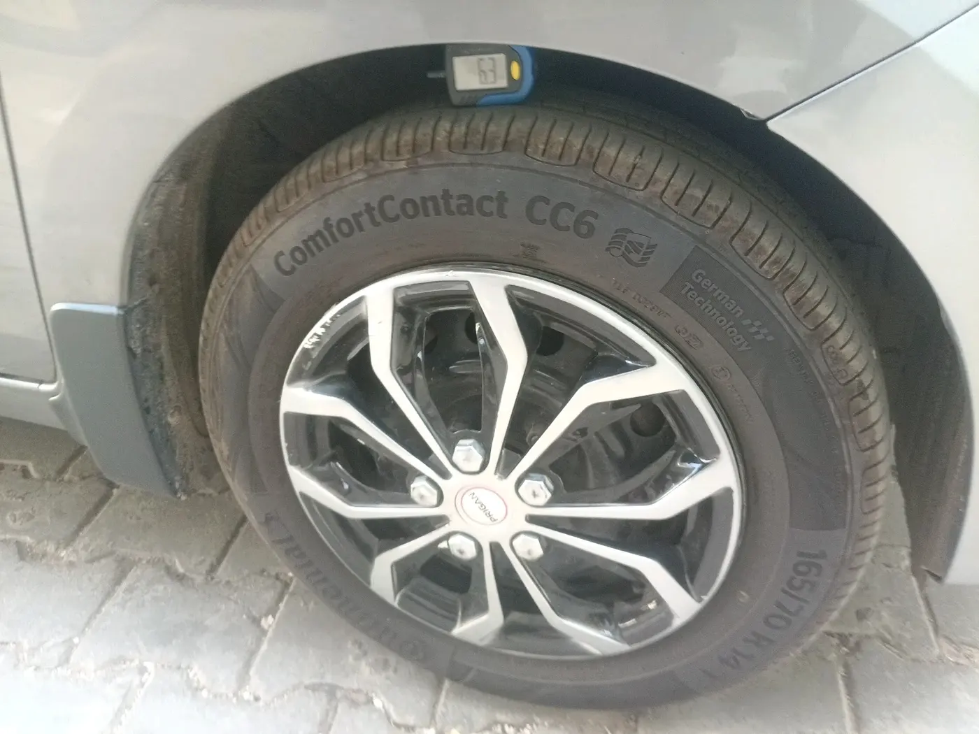 2014 Maruti Celerio VXI AMT, Petrol, Automatic, 56,710 km, tyre