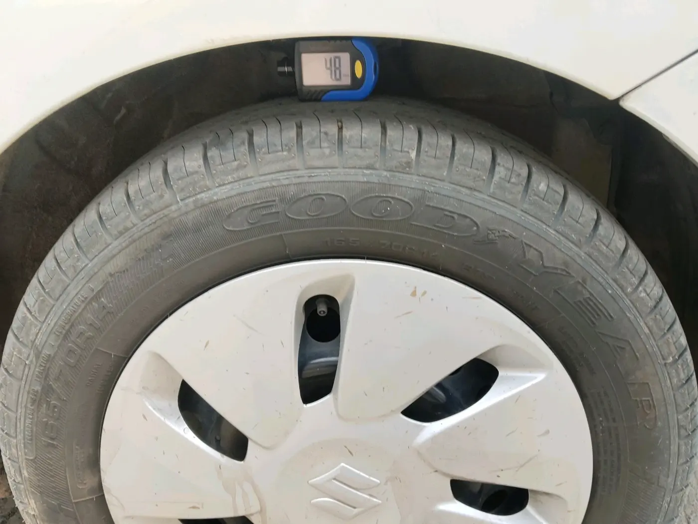 2014 Maruti Celerio VXI, CNG, Manual, 88,803 km, tyre