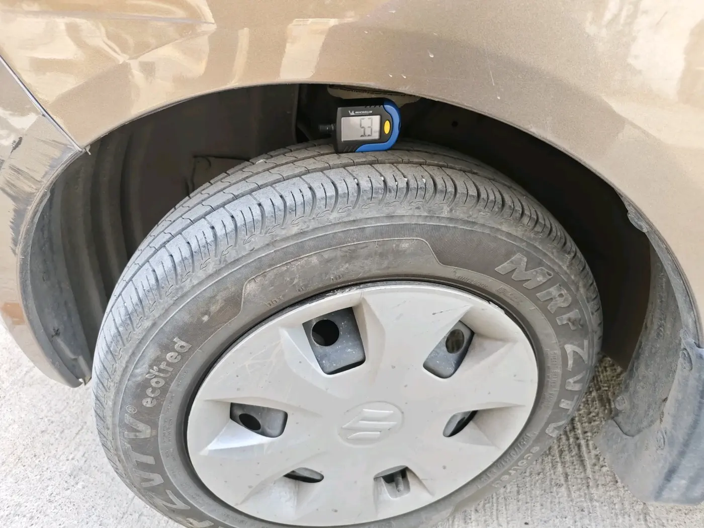 2024 Maruti New Wagon-R ZXI 1.2 AMT, Petrol, Automatic, 27,715 km, tyre